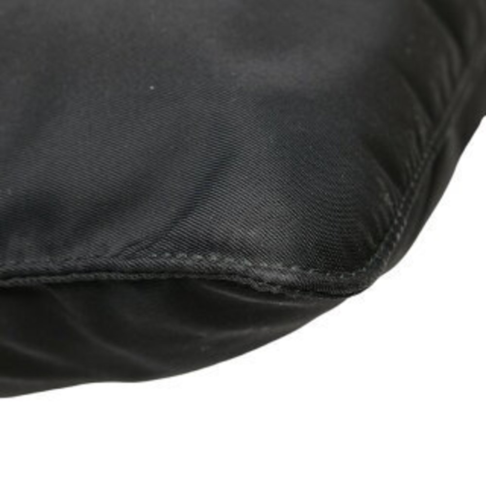 Prada Triangular Skull Shoulder Bag Black Nylon L… - image 5